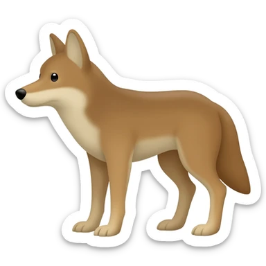 Coyote sticker