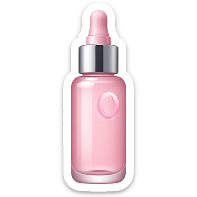 Light pink skin care serum  sticker