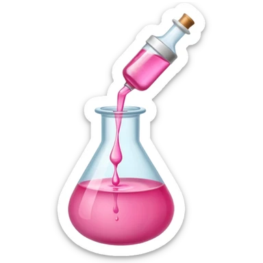 Injeção rosa sticker