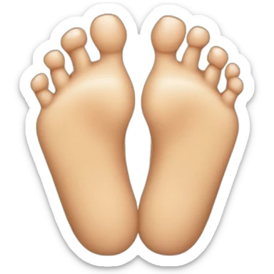 feet with 6 toes sticker
