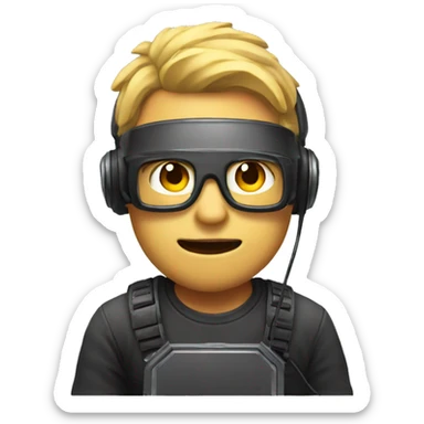 Pc gamer playing  sticker