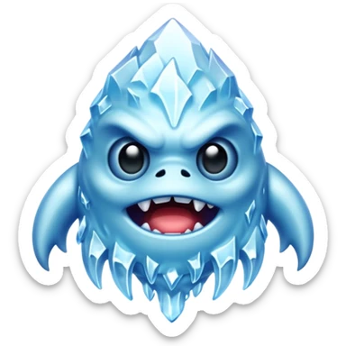 ice monster sticker