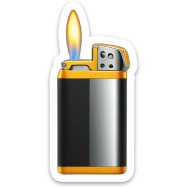 torch lighter sticker