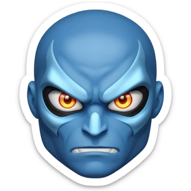 The blue speedster from the flash called Zoom  sticker