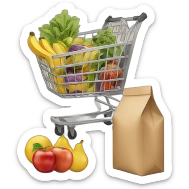 groceries sticker