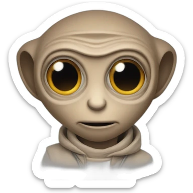 ET the extra terrestrial sticker