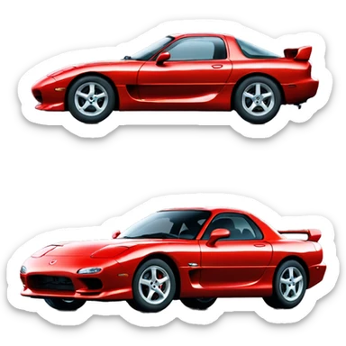 Mazda rx-7 sticker