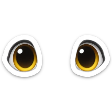 hungry grey and white angora rabbit sticker