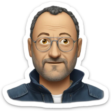 Jean reno sticker