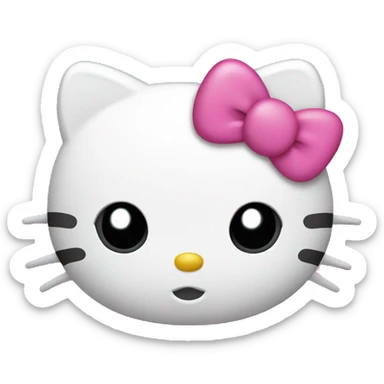 hello kitty pink sticker