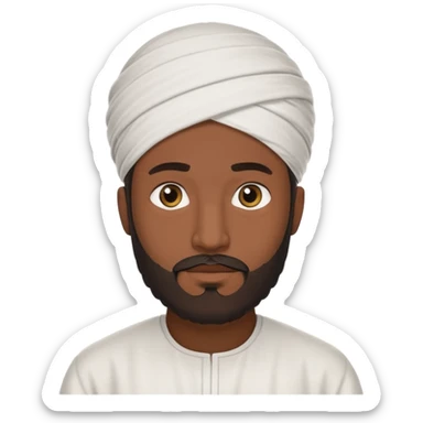 Muslim man sticker
