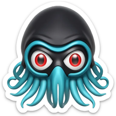 Squid Game mask sticker