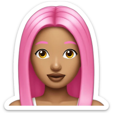 Pink nicki minaj sticker