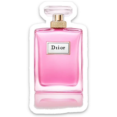 pink dior perfume sticker
