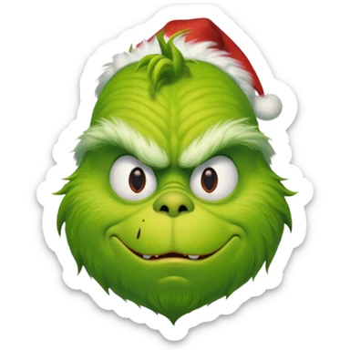 the grinch sticker