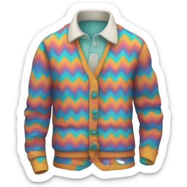 colorful clothing sticker