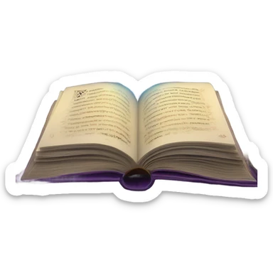 magical learning book sticker