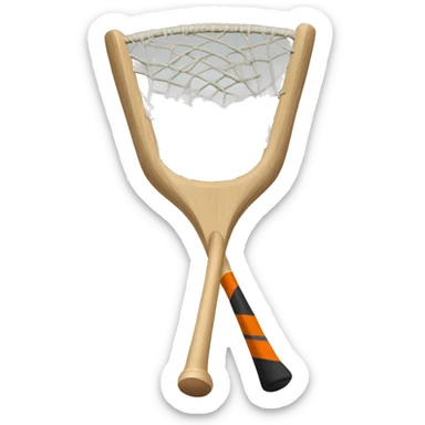 Irish GAA hurl with sliothar sticker