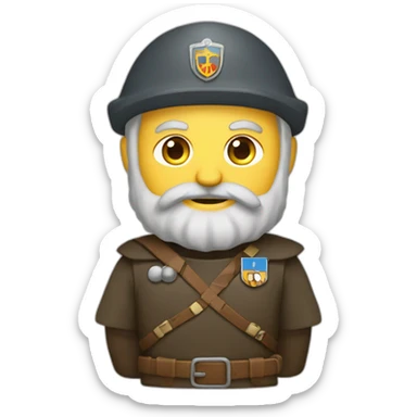 Un jarl allemand avec son uniforme en entier sticker
