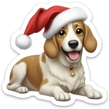 Christmas dogs sticker