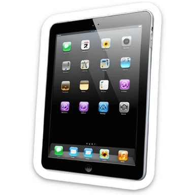 ipad with black screen sticker