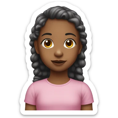 Sisters toddler girl and babygirl sticker