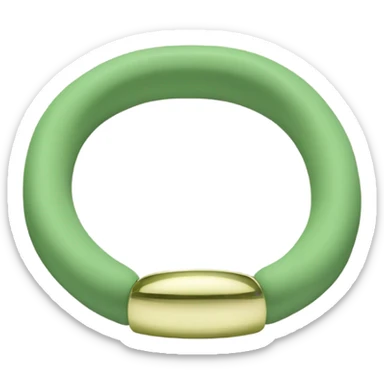 green pistachio colored bracelet sticker