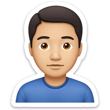 Filipino man at age 30s sticker