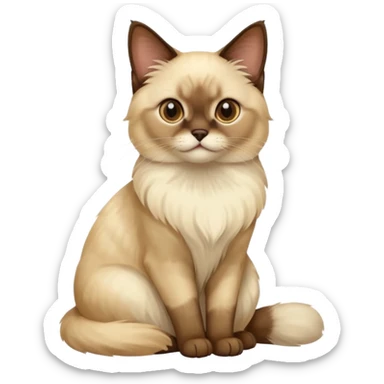 Balinese katze sticker
