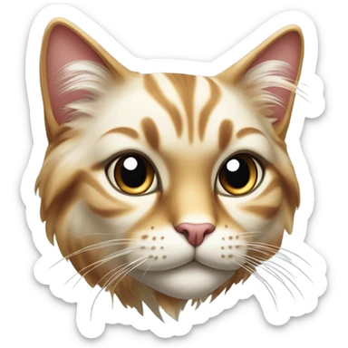 Million dollar cat sticker