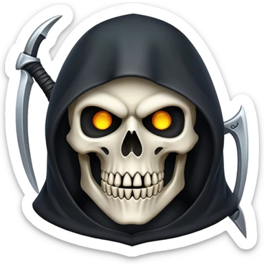Reaper head sticker