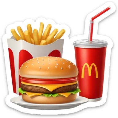 McDonald’s meal  sticker