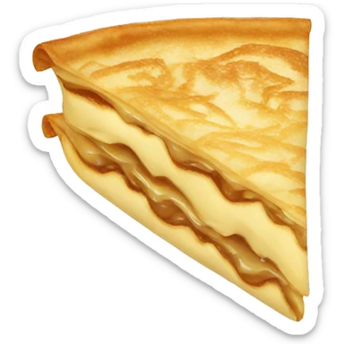 triangle crepe sticker