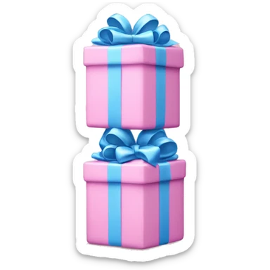 stack of blue hundreds with light pink bow sticker