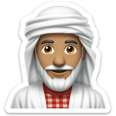 a man from saudi arabia sticker