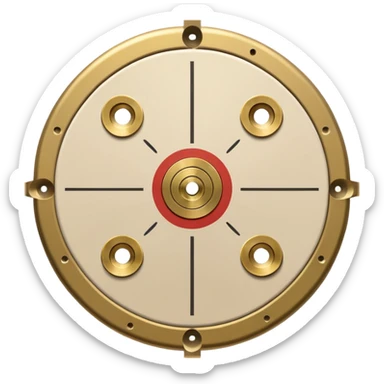 Paper target with bullet holes clustered in the center and spent shell casings below sticker