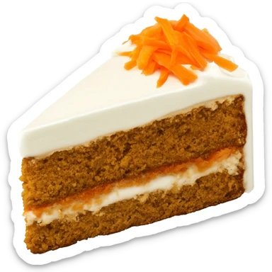 carrot cake sticker