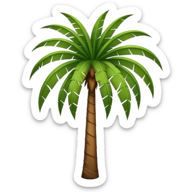 Saudi palm tree sticker