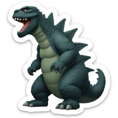 godzilla sticker