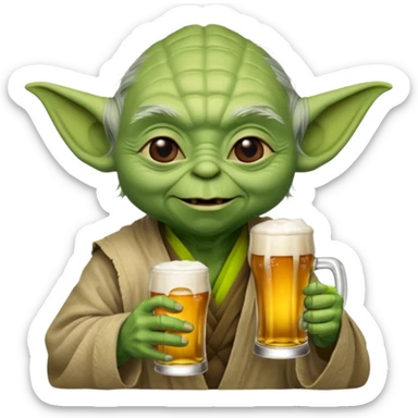 :yoda-drink-beer: sticker