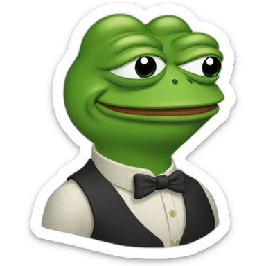 Pepe the frog sticker