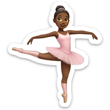 Ballerina girl sticker