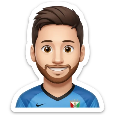 Messi with Afganistan trikot sticker