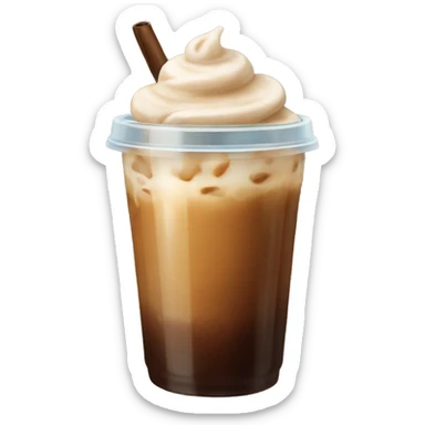Iced coffee sticker