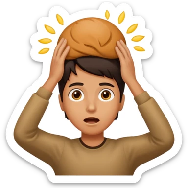 Going to fast for you (hand over the head  motion) sticker