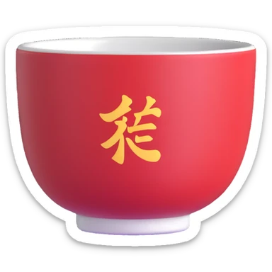 traditional Chinese tea cup with no handle, small porcelain cup sticker