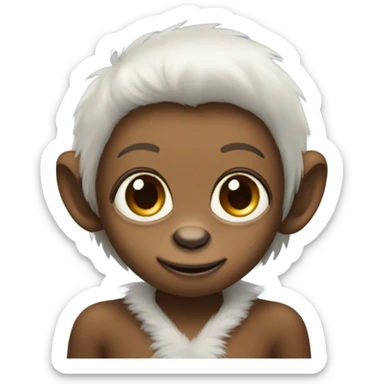 monkey named Ava sticker