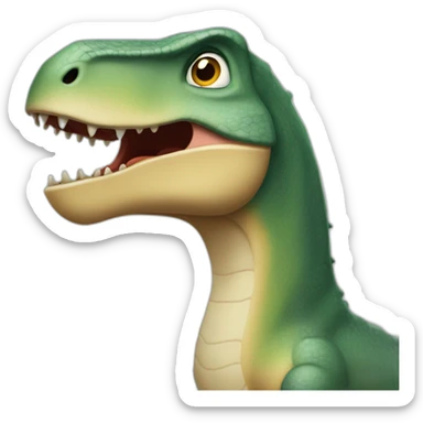 Un dinosaures qui rigole sticker