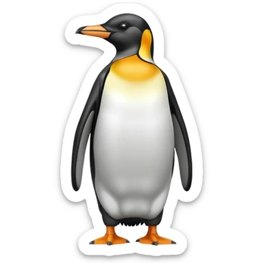 Pengiuns king sticker
