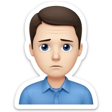 bored office worker sticker